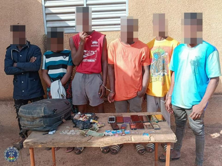 Lutte contre l’insécurité urbaine : Un réseau de présumés cyber escrocs mis aux arrêts par la Police Nationale à Ouagadougou.